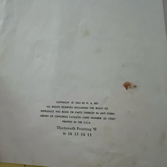 Curious George Flies A Kite by Margaret Rey pictures by HA Rey Vintage - Picture 7 of 9